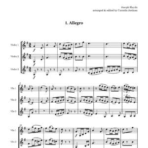 A Bit of Haydn (3 Violins)
