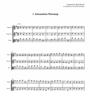 Bartok for Thursday Evenings (2 Violins & Viola)