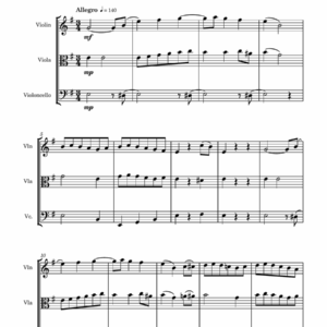 "Divertimenti Multissimenti" - 5 Easy Trios (String Trio)