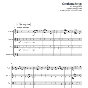4 Northern Songs (String Quartet)