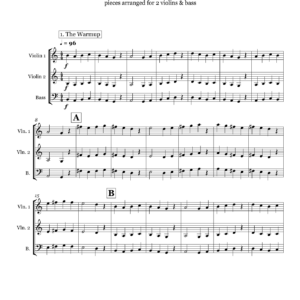 Bartok for Thursday Evenings (2 Violins & Cello)